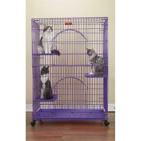 PETEDGE ProSelect Foldable Cat Cage 35.5Lx24Wx48 Black S ZW334 17